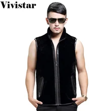 Зима новое поступление классические узкие модные брендовые зимние, теплые сапоги на молнии высокое качество жилет с воротником-стойкой для Для мужчин F1665