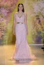 2017 Zuhair Murad Design Abendkleid Luxus Sleeveless Isolationsschlauchbügel Kleider Cocktail Party Robe De MariageMY1227-10