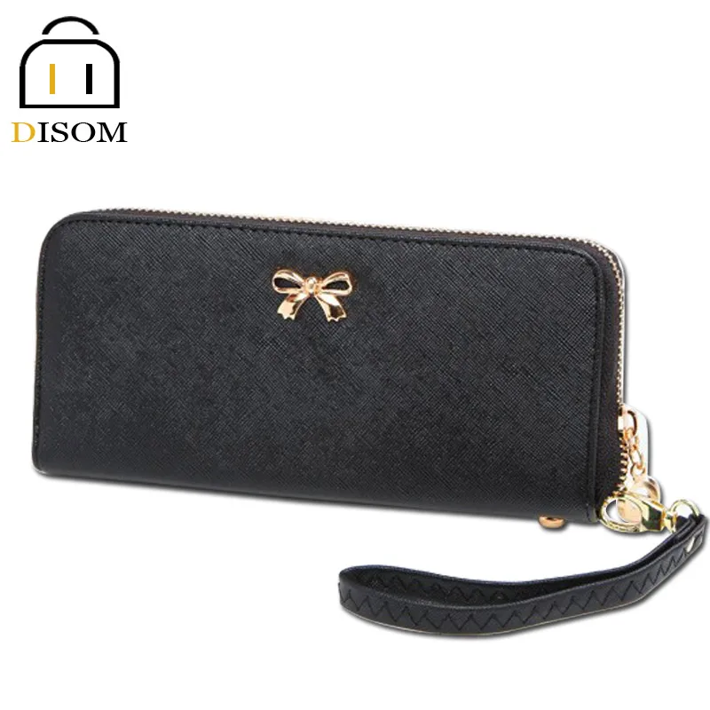 Hot sale pu Leather Women Wallets Brand Design High Quality 2016 Cell phone Card Holder Long Lady Wallet Purse Clutch drop ship