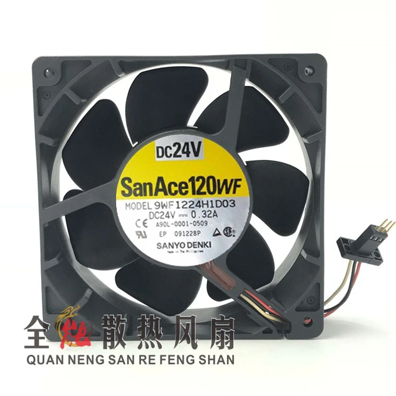 Ventilador Sanace120wf A90l0001-0509 9wf1224h1d03 12cm 12038 24v 0.32a Fanuc