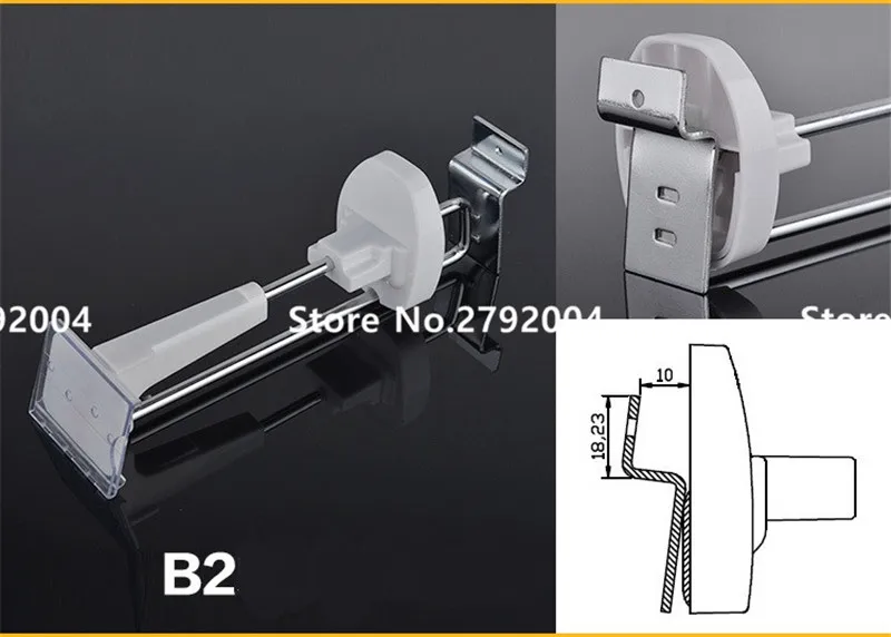 (100 шт./упак.) белый 180 мм электронный магазин используется anti-theft дисплей крюк безопасности вешалка для pegboard и планка стены крюк