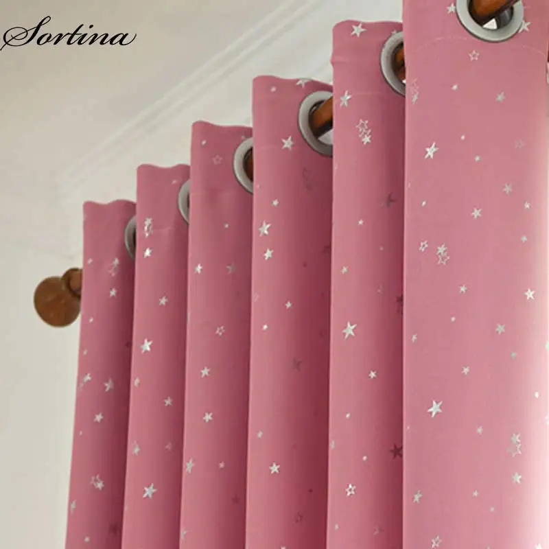 Sortina thicking blackout estrella cortinas para dormitorio bebé habitación moderna Cortina para sala de estar ventana tratamiento Cortina rosa Sortina thicking blackout estrella cortinas para dormitorio bebé habitación moderna Cortina para sala de estar ventana tratamiento Cortina rosa