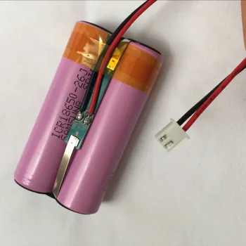 

1pcs /lot 7.4V 2600mAh 18650 Lithium Rechargeable Batteries 2P Battery Packs for Loudspeakers Bluetooth