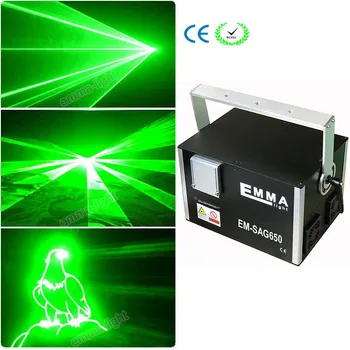 

GREEN 5000mW DMX ILDA SD Animation single green laser show system