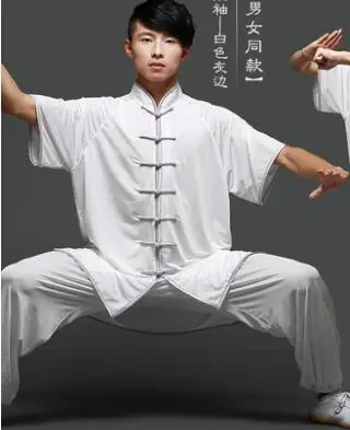 Одинаковая форма Jackie Chan, одежда из шелка, весенне-осенняя одежда для упражнений и прекрасная одежда для занятий ушу Тай Чи кунгфу, боевой наряд