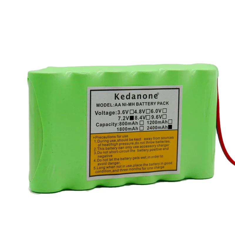 Высокоемкая 2400mah Ni-MH 7,2 V AA Аккумуляторная батарея AA для радиоуправляемых автомобилей, вертолетов, игрушек, светодиодный светильник, беспроводной телефон SM plug