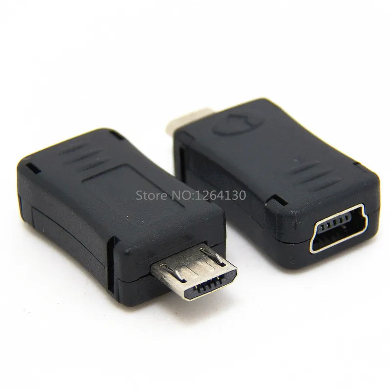 Высокое качество Micro USB B Мужской к Mini USB Женский M/F адаптер соединитель конвертер