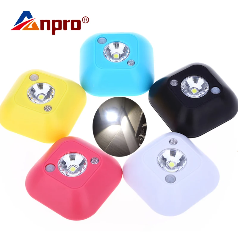 Anpro LED двойной индукционный инфракрасный датчик движения из pir лампы Настенный