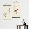 Tableau plante style chinois 7 Toile de plantes vertes paysage de style chinois Peinture d corative magasin chambre coucher salon