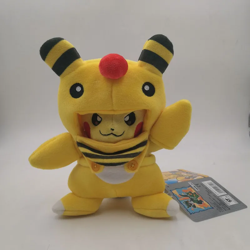 6 стилей Аниме Пикачу Косплей Hydreigon Tyranitar Charizard Snorlax плюш мягкая игрушка Рождественский подарок для детей 122/