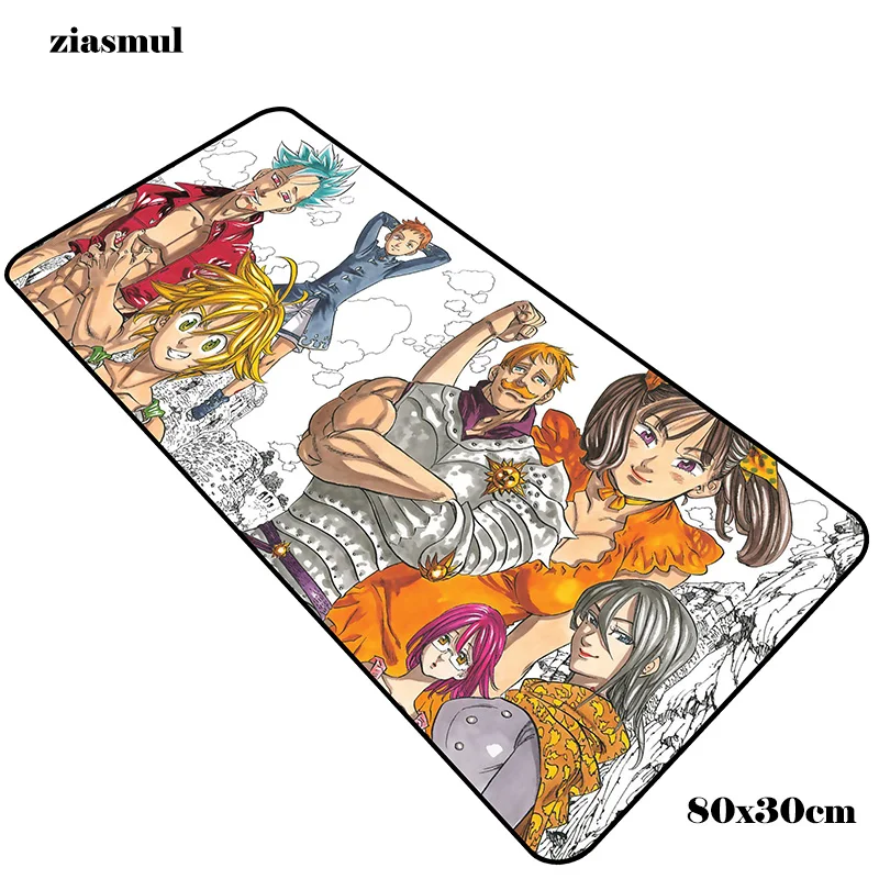 Seven deadly sins pad мышь красочный компьютерный коврик для мыши 800x300x2 мм padmouse Рождественский коврик для мыши гаджет офисные настольные коврики