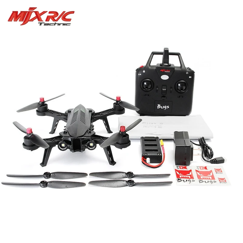 

In Stock MJX Bugs 6 Brushless Motor C5830 Camera 3D Roll Flip Racing 2.4G 4CH FPV Quadcopter RC Camera Drone Toy RTF VS Bugs 3 8