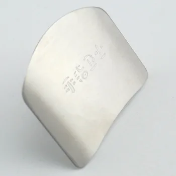

Practical Finger Hand Protector Stainless Steel Guard Knife Slice Shield Kitchen Tool