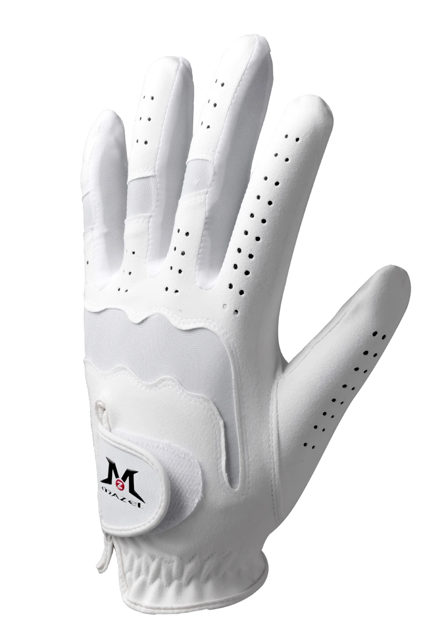 

MAZEL Premium Men's Golf Gloves Left Hand,Hot Wet Weather Sweat-Absorbing,Fit Size S M L XL