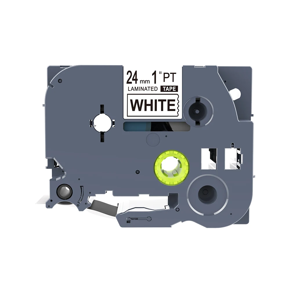 10PK TZ лента картридж для Brother TZ-251 TZe-251 черный на белом 24 мм * 8 м этикетки ленты