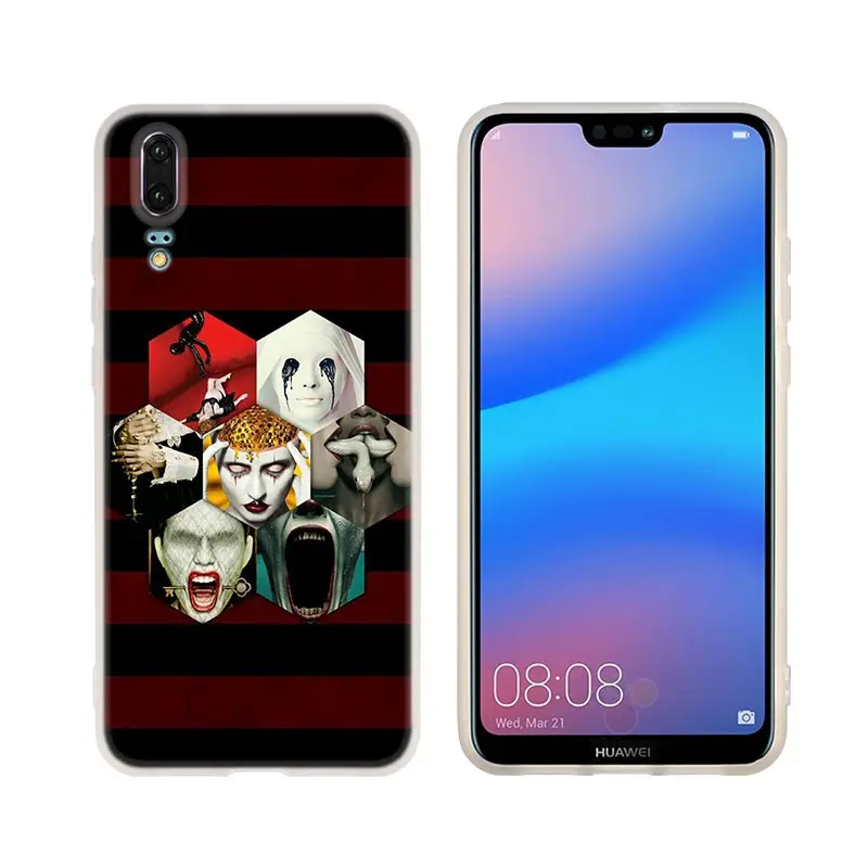 ТПУ мягкий чехол для телефона для huawei P 20 pro P10 плюс P9 P8 lite P30 pro смартфон Nova 3e ТВ American Horror Story - Цвет: for huawei 09