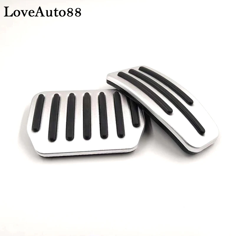 

2PCS Car Interior rest pedal Foot Fuel Brake Clutch Automatic Transmission AT pedals For Tesla Model 3 Car accessories 2017 2018