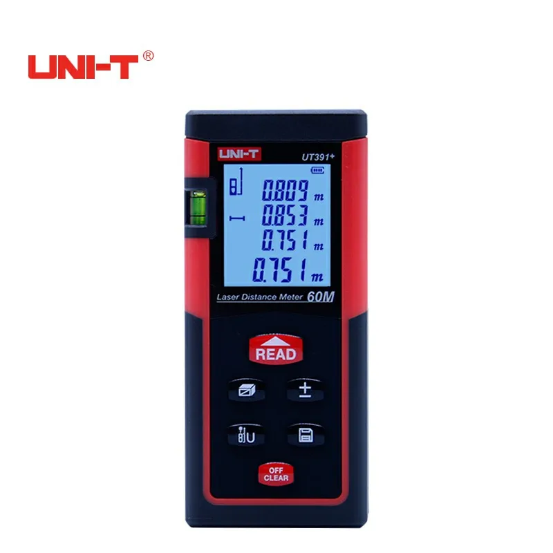 

UNI-T UT391+ Digital Laser Distance Meter Range Finder Measure Tape Laser 60m laser rangefinder with self-calibration function