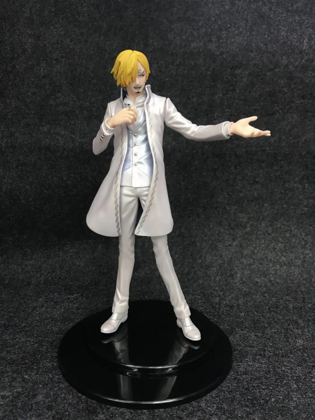 24cm Anime Action Figure One Piece P.O.P Figure Vinsmoke Sanji White Dress Ver. PVC Sanji Figure Collectible Model Toy1