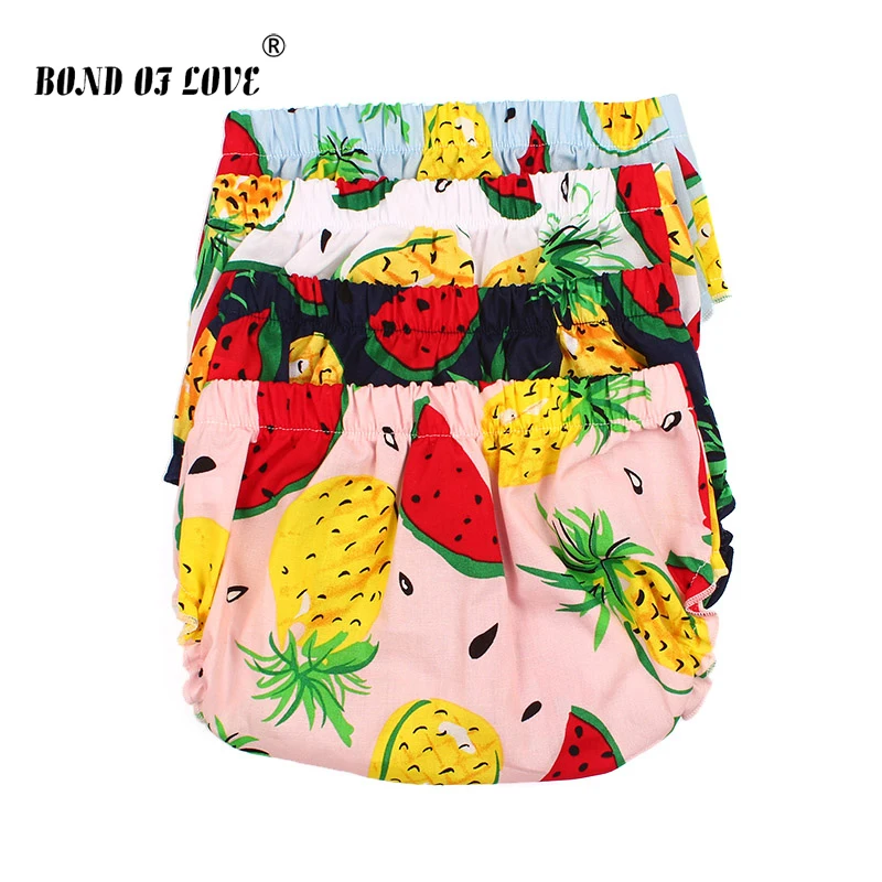 

Newborn Shorts Infant Baby Bloomers Panties Baby Girls Cute Diaper Infant Toddle Bloomers PP Fruit Pattern Fashion Shorts