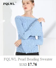 FQLWL с пышными рукавами, вязанная сетчатая блузка, Женские топы с длинным рукавом, белый, розовый цвет, сексуальная облегающая блуза женская рубашка, зимняя женская блузка