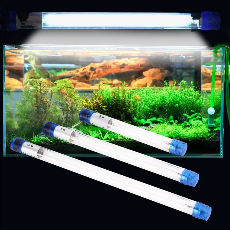 5W 7W 11W Aquarium UV Germicidal Light Ultraviolet Sterilizer Lamp Submersible Diving Fish Reef Coral Tank Bactericidal Lamp9