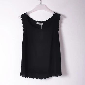 

Summer Women Tank Tops Tees Loose Sling Sleeveless Chiffon Vest Top Ladies Lace Bottoming Tank Female Clothing