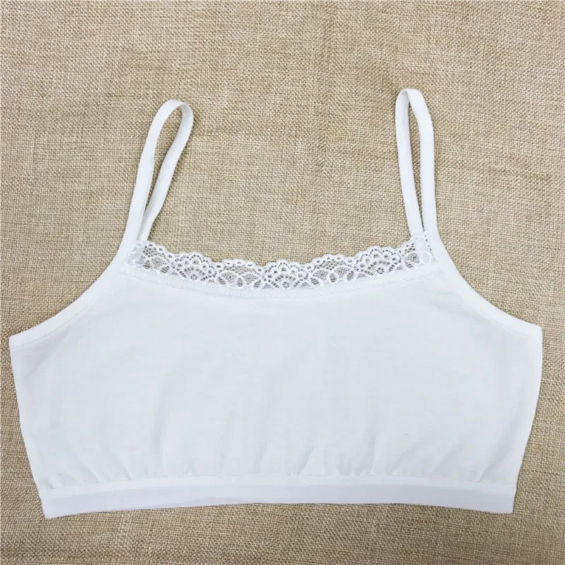 Girl Underwear Cotton Lace Bras Girls Soft Camisoles Sports Bra Top Breathable For Teens Training Bra 8-18Y Girl Underwear Cotton Lace Bras Girls Soft Camisoles Sports Bra Top Breathable For Teens Training Bra 8-18Y