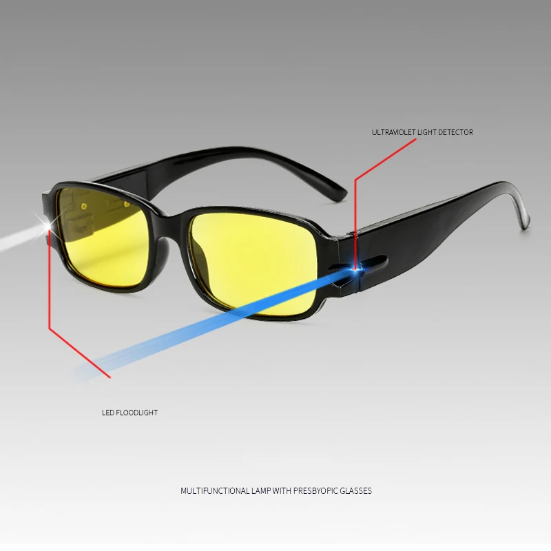 Ультралегкие очки от усталости при чтении для мужчин и женщин, удобные зеркальные очки для пресбиопии+ 2,5 квадратные очки ночного видения 624