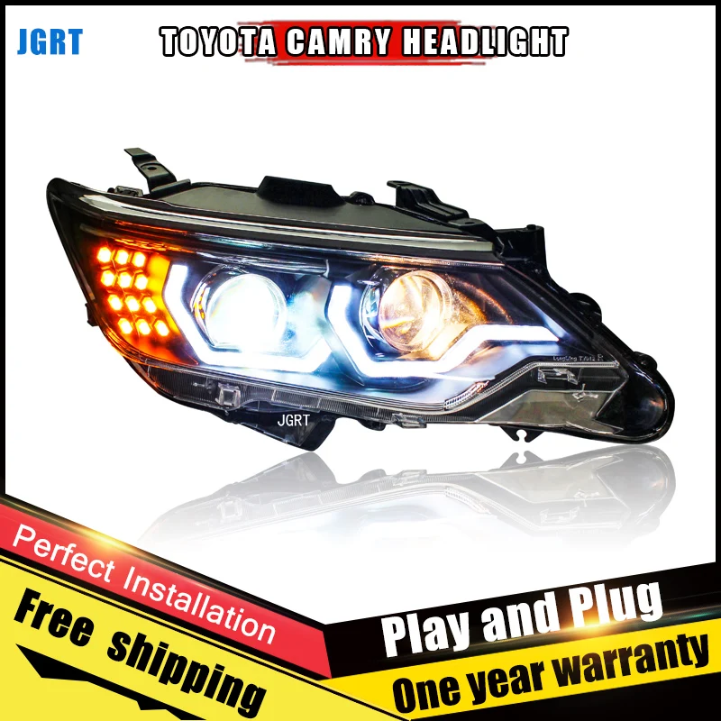 2шт автомобиля Стиль светодиодные фары для Toyota Camry 2015 года для Camry головной лампы СИД DRL объектива с двойным Луч H7 Ксеноновые Би Ксеноновые линзы 2шт автомобиля Стиль светодиодные фары для Toyota Camry 2015 года для Camry головной лампы СИД DRL объектива с двойным Луч H7 Ксеноновые Би Ксеноновые линзы