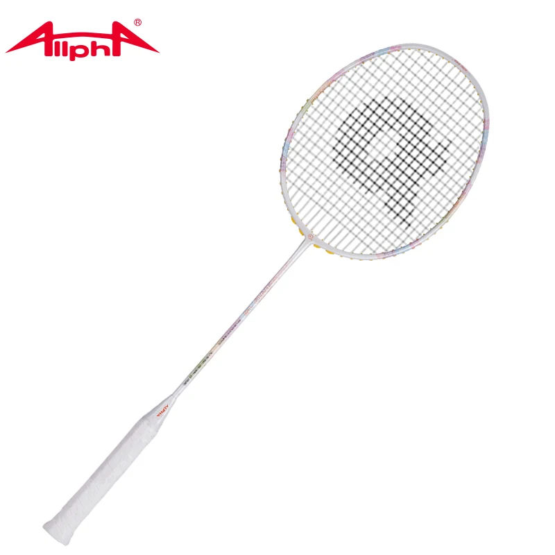 Alpha Badminton Rackets Single Racket Element Carbon Fiber Lightweight