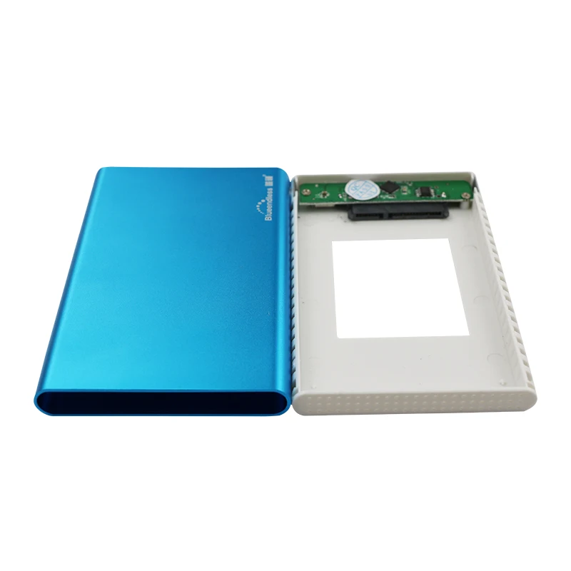 2pcslot 2 5'' hdd 3.0 cases usb ssd sata III usb hdd enclosure high speed 6gbps case aluminum boxes use for 1 tb hard disk  (11)