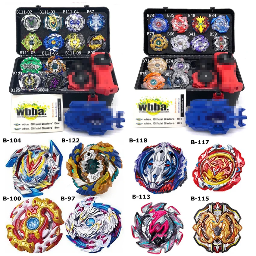 Toupie Beyblades Metal Fusion Beyblade Set Storage Box Top Bayblade burst arena 4D With Launcher Beyblade Toys For Children Boy 