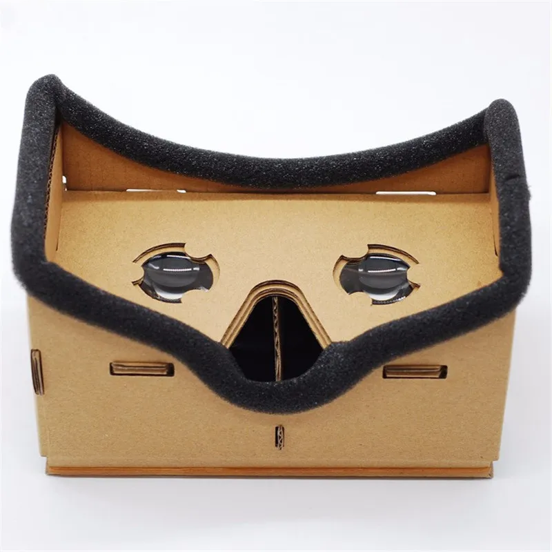 Виртуальной реальности Google Cardboard Experience VR 3D очки коробка фильмы 7 смартфонов Универсальные наушники