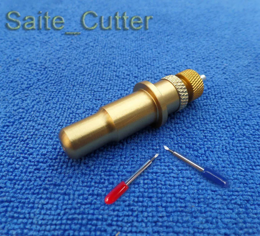 6 Pcs 45/60 Degree Roland Vinyl Cutting Plotter Blade + 1 pc New Golden