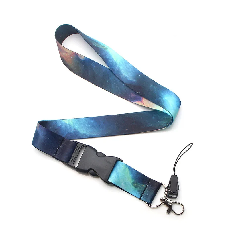 P2805 Dongmanli звездное ночное небо Талреп Бейдж ID Lanyards/веревка для мобильного телефона/брелок для ключей