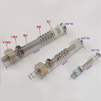 

M3*30/40mm Computer CPU Graphics card Water cooling block radiator stainless steel fastening installation screw spring Nut