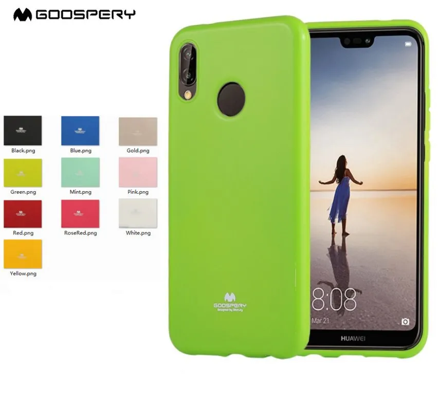 Для Huawei P20 Lite Nova 3E перламутровый ТПУ чехол MERCURY GOOSPERY Желе Блестящий для / Pro |