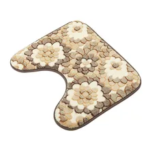Tapis de Salle de Bain antidérapant bon marché, pour toilettes, toilettes, porte, décor
