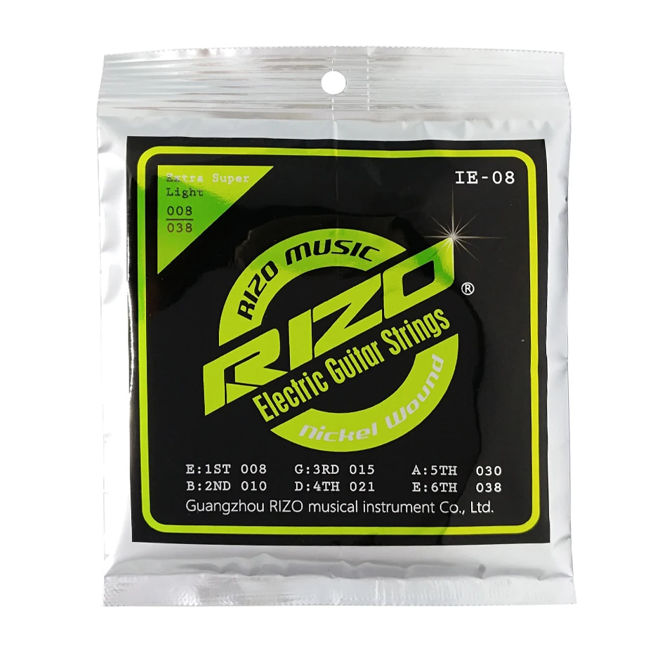 Nueva Marca rizo eléctrico Guitarras encadena un conjunto 1st-6th Guitarras ra cuerdas Corea hecho hexangular núcleo de acero níquel herida Nueva Marca rizo eléctrico Guitarras encadena un conjunto 1st-6th Guitarras ra cuerdas Corea hecho hexangular núcleo de acero níquel herida