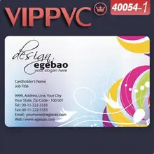 A40054-1 специальная печать фабрика пластиковая визитка белый Пластик