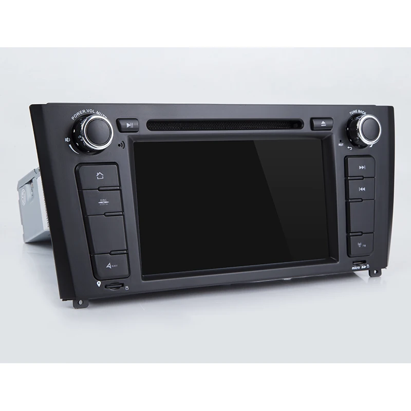 Best 7"1 Din Android 9.1 Quad Core Car Radio GPS Navi Car DVD Player For BMW 1 Serie E81 E82 E87 E88 I20 2004-2011 Head Unit BT Wifi 2
