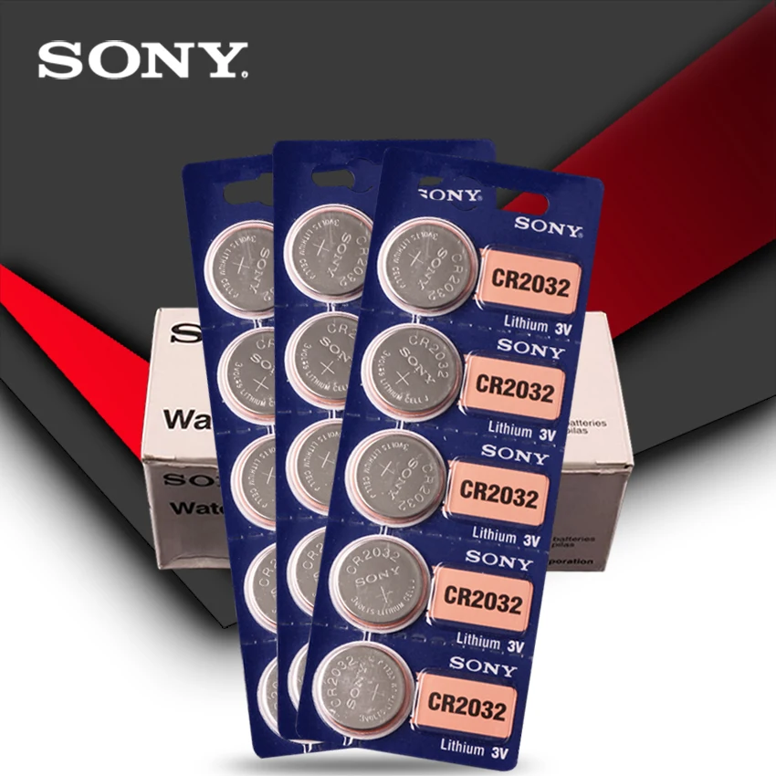 

300pc SONY Original cr2032 Button Cell Batteries 3V Coin Lithium Battery For Watch Remote Control Calculator cr2032
