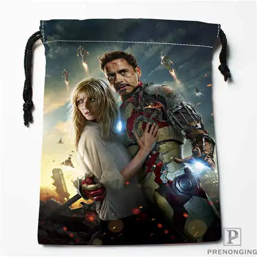 Пользовательские печати Железный человек-(1) сумки для покупок на шнурках дорожный мешочек для хранения плавать Пешие прогулки игрушка сумка унисекс мульти Size18-12-31-124