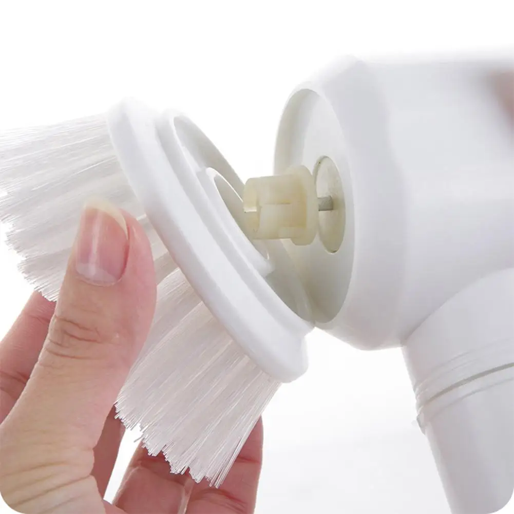 Ручная электрическая щетка для чистки ванной плитки и ванной кухонный инструмент для мытья-25
