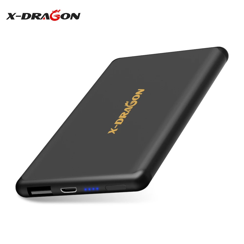 

X-DRAGON Ultra Compact Power Bank 5000mAh External Battery with Fast-Charging Charger for iPhone Samsung LG HTC Nokia Motorola