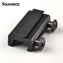 20 мм Вивер Пикатинни База адаптер подходит 11 мм крепление Вивер Пикатинни База для прицел лазерный прицел охота