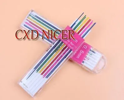 

Kawaii Colorful Mechanical Pencils Lead 0.5mm Refill Office School Supplies Accessories Draft Pencil Drawing M84