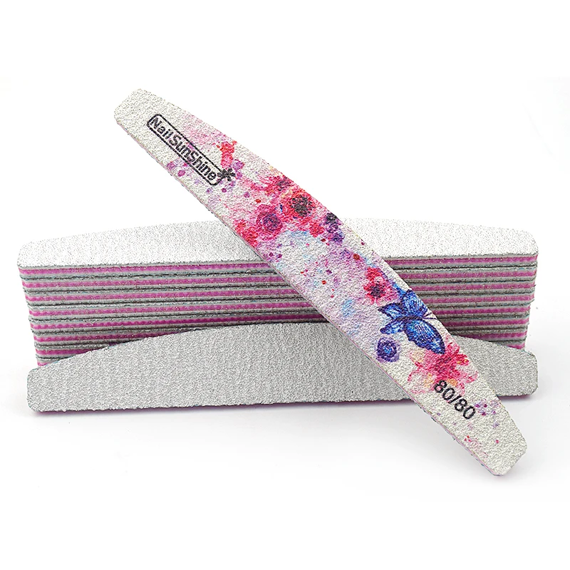 

5pcs Pattern Color Files Double-sided Household and commercial Nail File Nail Sanding Buffer Strip Nail Manicure Tools