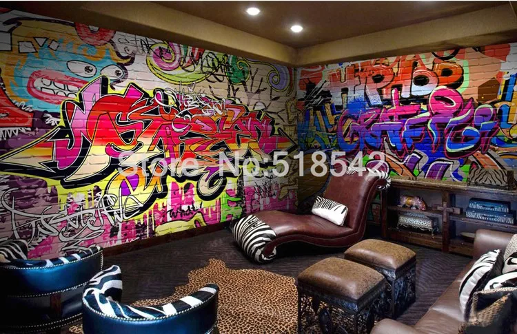 Personalidade Papel de Parede Graffiti, Letras Inglesas,